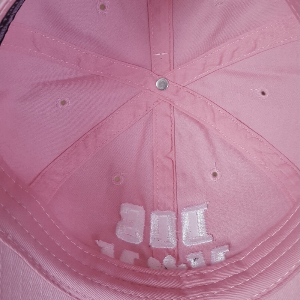 Women's cap, pink baseball hat with adjustable strap back new curved Hats Cap - Picture 6 of 14